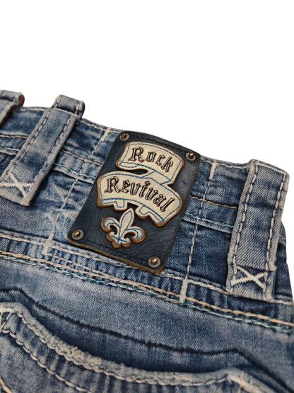 Vintage Rock Revival Jeans - Bootcut (S)