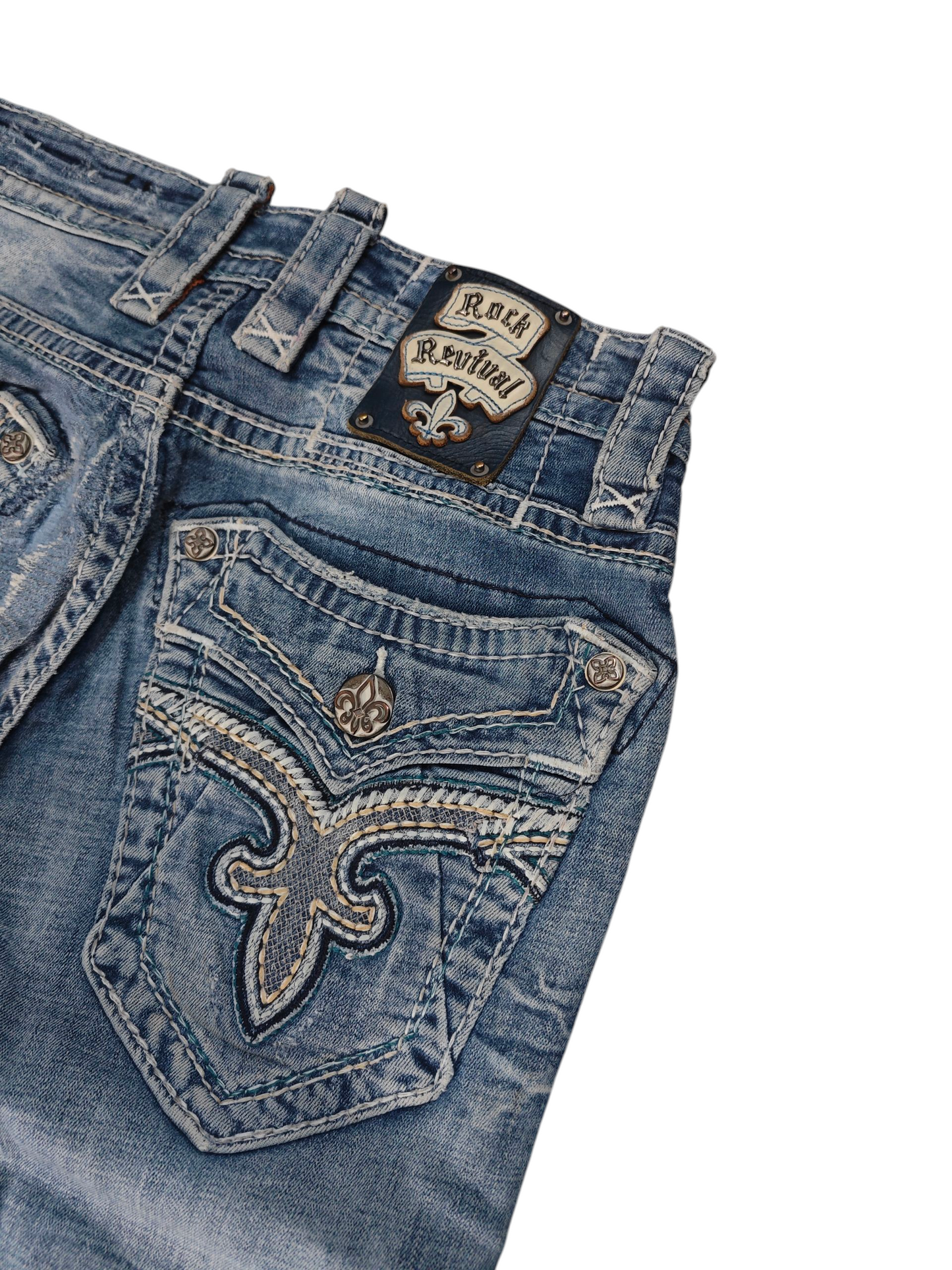 Vintage Rock Revival Jeans - Bootcut (S)